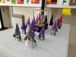 Recreación de una procesión de Semana Santa